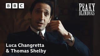 Luca Changretta Visits Tommy at the Factory | Peaky Blinders