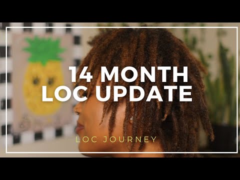 14 Month LOC UPDATE| Two Strand Starter Twist Locs| Loc Journey| Rushell