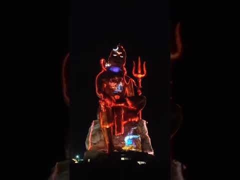 Statue of belief Shiv murti light show| Nathdwara shiv murti | Shiv tandav status | Bholenath status