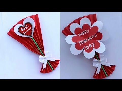 DIY - Happy Teachers Day Card | Teacher’s Day Card | Greeting Card for Teachers day.