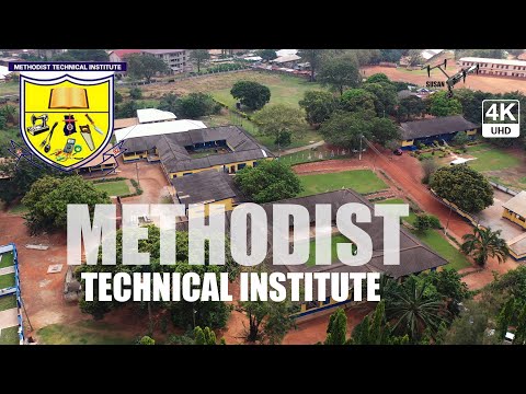 Methodist Technical Institute MTI Kumasi Kwadaso Aerial View 4K