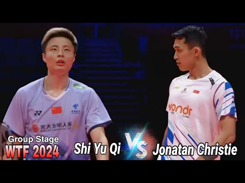 Shi Yu Qi vs Jonatan Christie || Group Stage WTF 2024