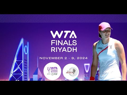 LIVE: TENNIS: #WTAFinalsRiyadh :GROUP STAGE: 2st: IGA SWIATEK - Coco Gauff (USA) #05/11/2024