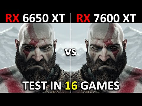 RX 6650 XT vs RX 7600 XT | Test in 16 Games at 1080p & 1440p | Which One is Better? 🤔 | 2024