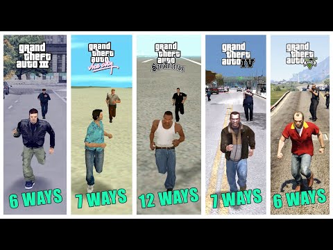 Every Way to ESCAPE Cops in GTA Games! (GTA 3 - 5)