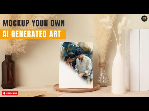 Mockup Your Own AI Generated Art