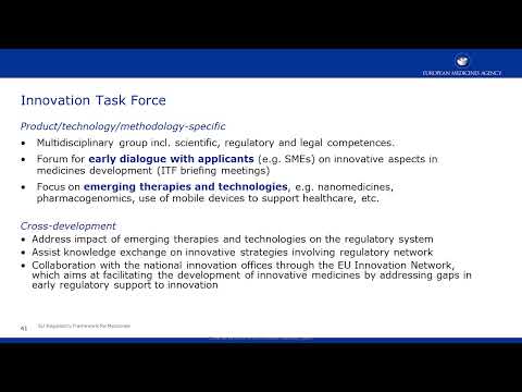 Overview of the European Medicines Agency (EMA), Part 2 of 3