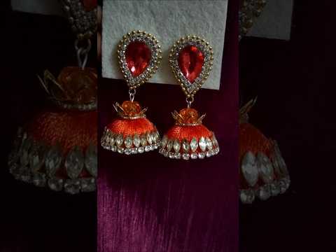 #my#handmade #earrings collection #crativiti#kon sa sabse accha hai please comment 🤗#33