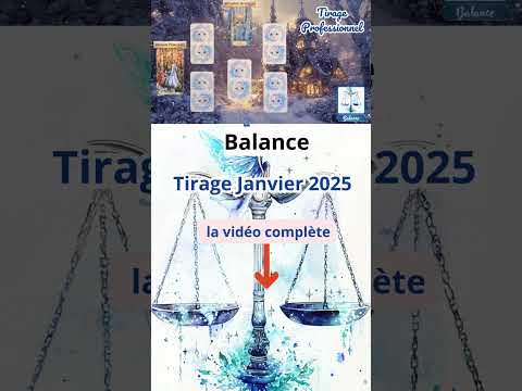 ♎ Balance ♎ Janvier 2025 - Travail 💼