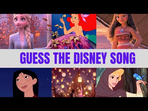 Guess the Disney Song | Disney Song Challenge 🎵