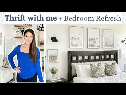 THRIFTING MY HOME DECOR + BEDROOM DECORATING IDEAS | Jessica Giffin