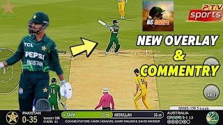 Sami Ayub Brilliant Batting Today Against Australia 2nd ODI Series ||New Overlay & Commentary Rc24 🤯