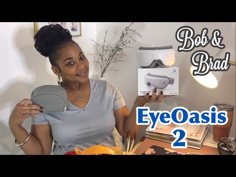 Eye Strain? Bob & Brad EyeOasis 2 Eye Massager Review | Dry Eye Relief