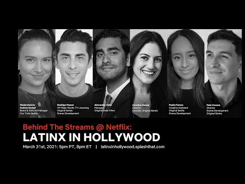 LatinX in Hollywood: A Virtual Discussion