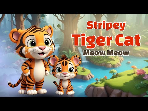 Tiger Cat Meow Meow Meow | Kids Song & Nursery Rhyme | Polo pal Rhymes