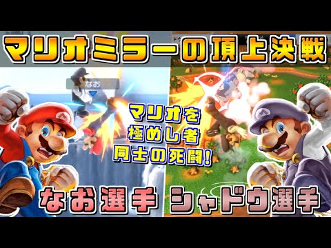 芸術的な即死の応酬合戦！マリオミラーの頂上決戦 なお選手 VS シャドウ選手【スマブラSP/HST】