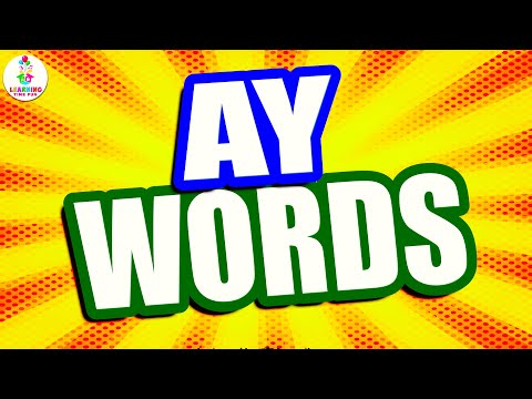 The AY WORD FAMILY for KIDS! (Word Families Reading Series) | Learn the AY Words with Sentences