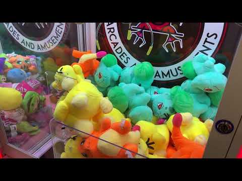 Claw Daddy Vlog, Claw Machines Review, Fun Vlog, WIN Pokemon and Sanrio Plush Toys