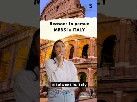 Reasons to Pursue an MBBS in Italy 🌟#shorts#shortindia#studyinitaly