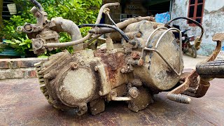 Restoration old suzuki 110 engine | Restore and repair old suzuki 110 engine