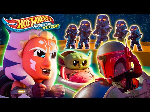 STAR WARS™ Mando Comes to the Rescue of Grogu and Ahsoka in the Hot Wheels RacerVerse