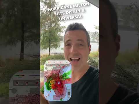 Hurricane Milton Hits Disney World & Universal #hurricane #fyp #shorts #milton #disney #disneyworld