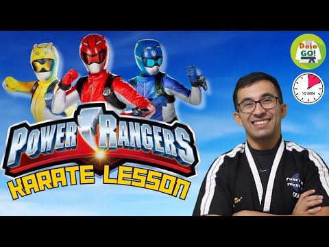 10 Minute Karate For Kids | Power Rangers | Dojo Go