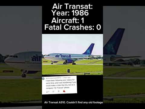 Air Transat now vs then #aviation #airtransat #aviationlovers