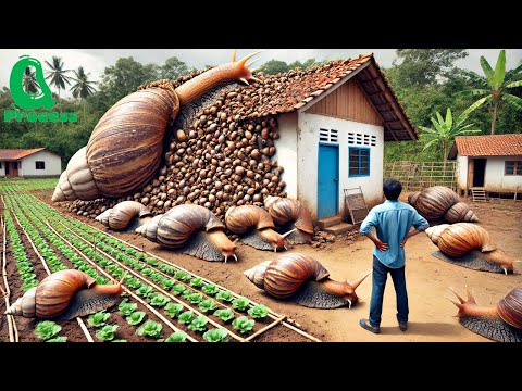 Millions of SNAILS Raised and Harvested for Food and Cosmetics   Snail Processing