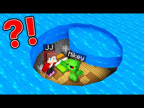 Mikey and JJ Found SECRET ROUND BASE in the OCEAN in Minecraft (Maizen)