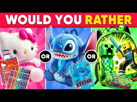 🎒 Would You Rather...? Choose Your Dream SCHOOL SUPPLIES 📚✏️ Daily Quiz