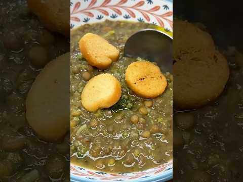 ZUPPA DI LENTICCHIE E BROCCOLI  #lericettedigessica