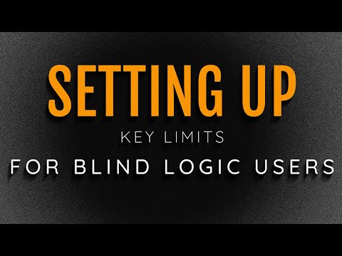 Setting Up Key Limits in Logic Pro For Blind Users Using VoiceOver