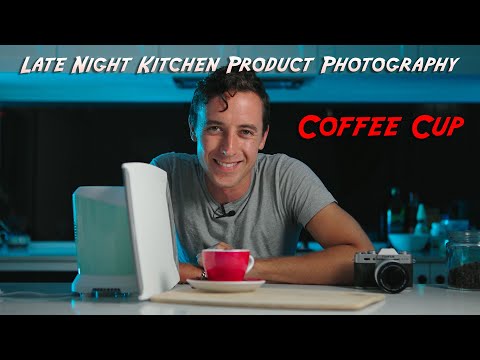 Late Night Kitchen Product Photography: Coffee Cup