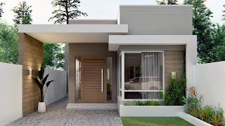 Modern Small House Design Ideas: 2 Bedroom 7x20 Meter Floor Plans | Stylish Home Designs