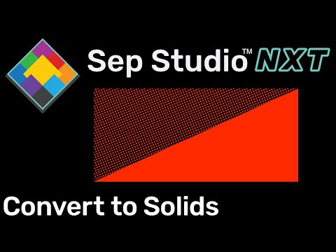 Separation Studio NXT - Convert To Solids - 44 Second Lesson