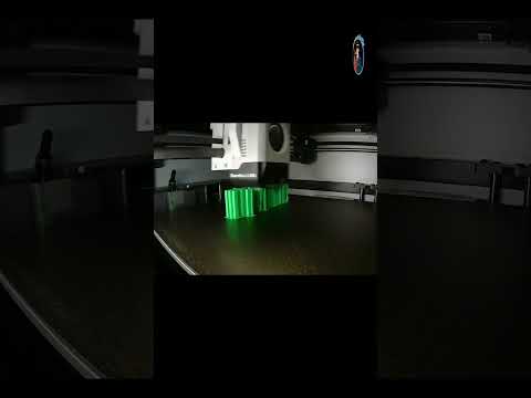 Bambu Lab 3D Printed Green Cow Timelapse Video #bambulab #timelapse