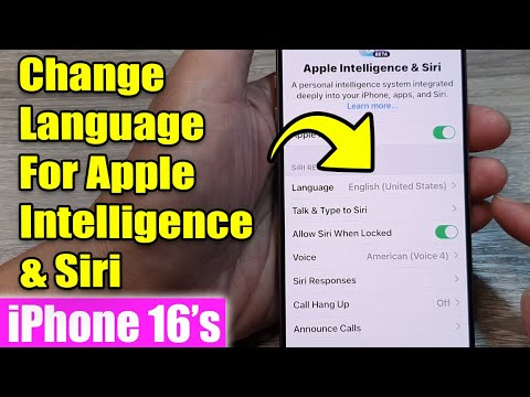 iPhone 16/16 Pro Max: How to Change Language For Apple Intelligence & Siri