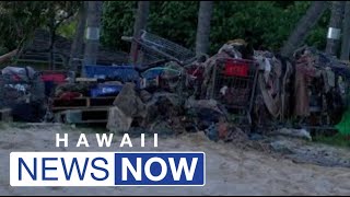 Every time it rains hard residents say Kahala Beach gets trashed