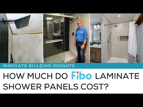 How much do Fibo laminate shower surround panels cost?