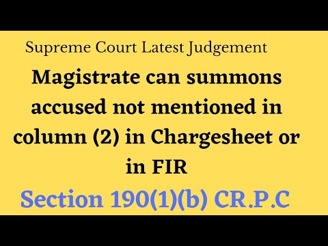 #scjudgement /Nahar Singh Vs State of UP/Sec.190(1)(b) Cr.P.C/Summoning additional accused/ 319