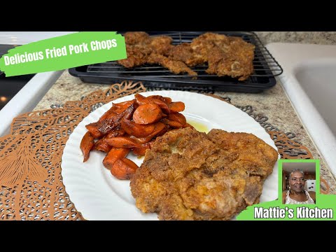 Delicious Mustard Coated Pork Chops/ Mattie's Kitchen