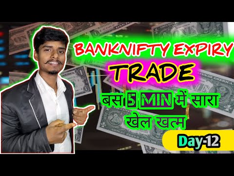 Banknifty Expiry Trade | 1000₹ + profit In Option Trading | Capital Grow Challenge Day-12 🔥