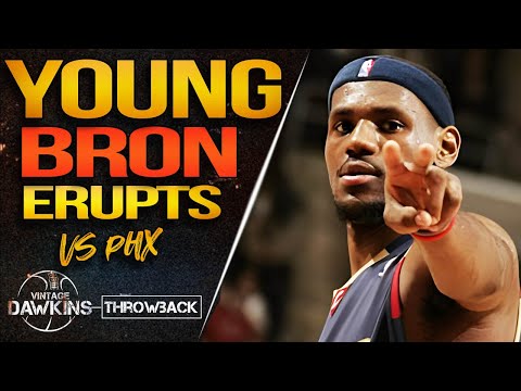 Young LeBron James GOES HAM On MVP Nash Suns Team 👑