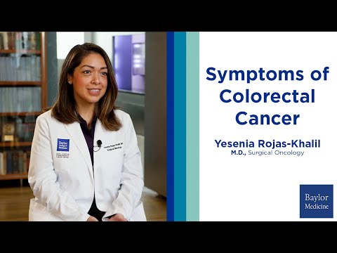 What are the symptoms of colorectal cancer? | Dr. Yesenia Rojas-Khalil