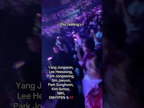 The best feeling #kpop #enhypen #engene #kpopconcert #fanchant