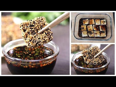 Crispy Sesame Tofu Bites | Vegetarian and Vegan, Plant Based Recipe for Thanksgiving & Christmas