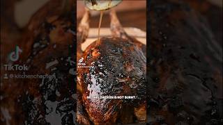 Black garlic butter roasted chicken #easyrecipes #quickrecipes #chicken #trendingrecipes #garlic