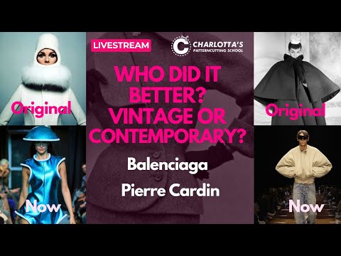 Balenciaga and Pierre Cardin: Vintage versus Contempory  or  Why I love Vintage Fashion