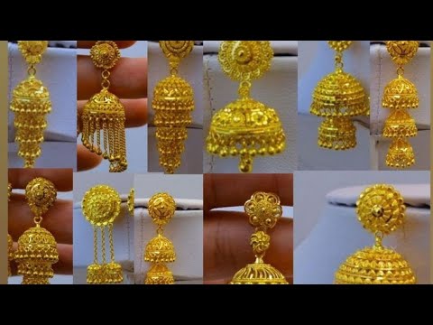 सोने का झुमका 👌👌| New Latest Gold Jhumka Designs | gold jhumka design | gold jhumka | sone ka jhumka